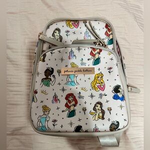 Petunia Pickle Bottom Disney Princess Backpack - Cream